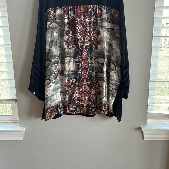 NWT women’s John Mark granny square Embellished Button Down Shirt 3x - Picture 8 of 8